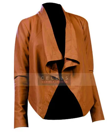 2 Broke Girls Caroline Channing (Beth Behrs) Leather Jacket