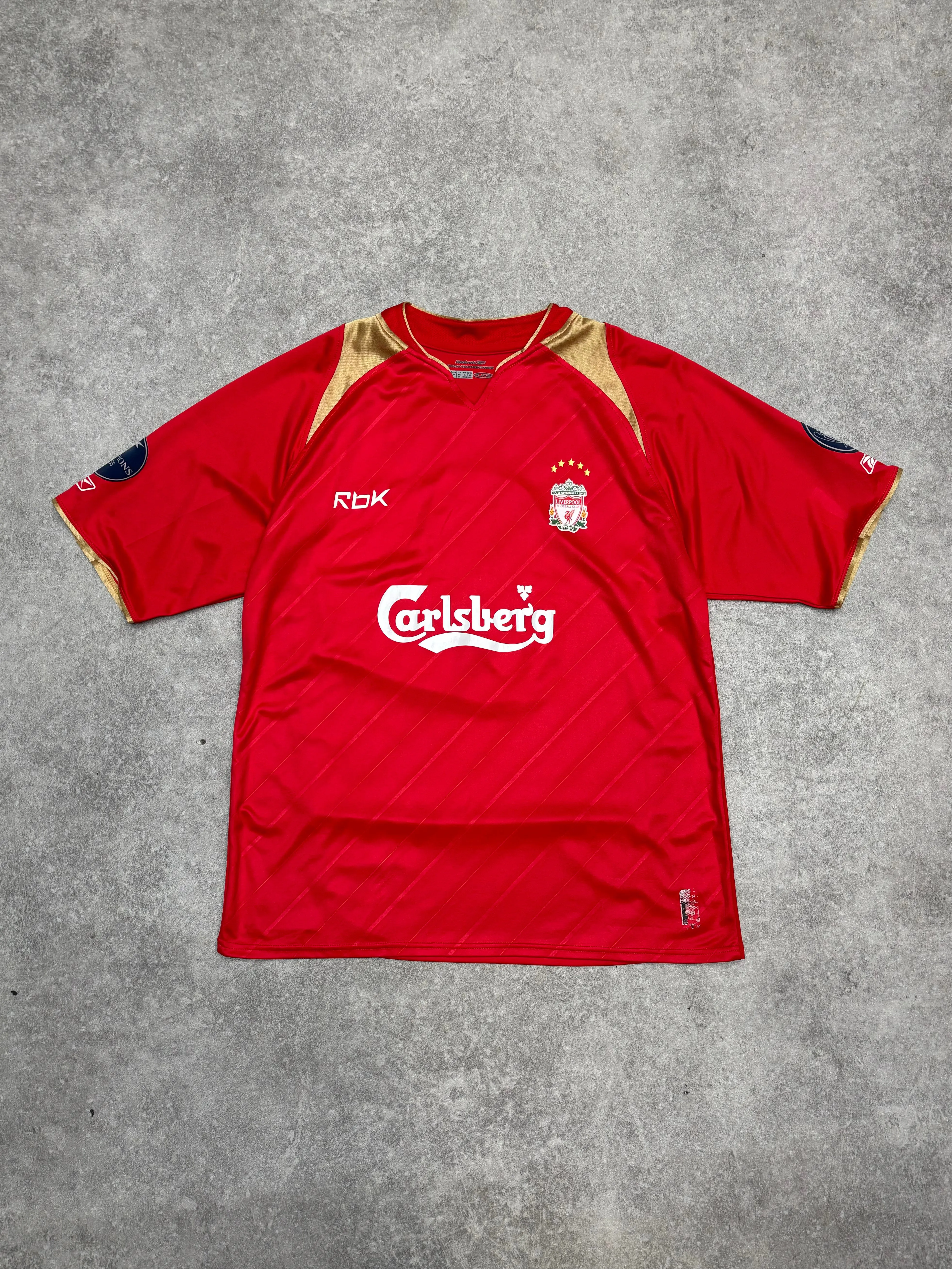 2005/06 Reebok Liverpool FC Gerraro Home Football Shirt