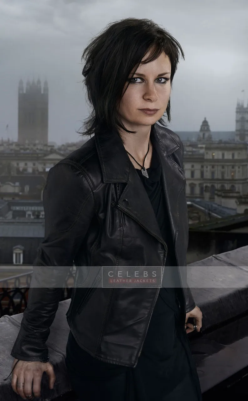 24 Live Another Day Chloe O'Brian Leather Jacket