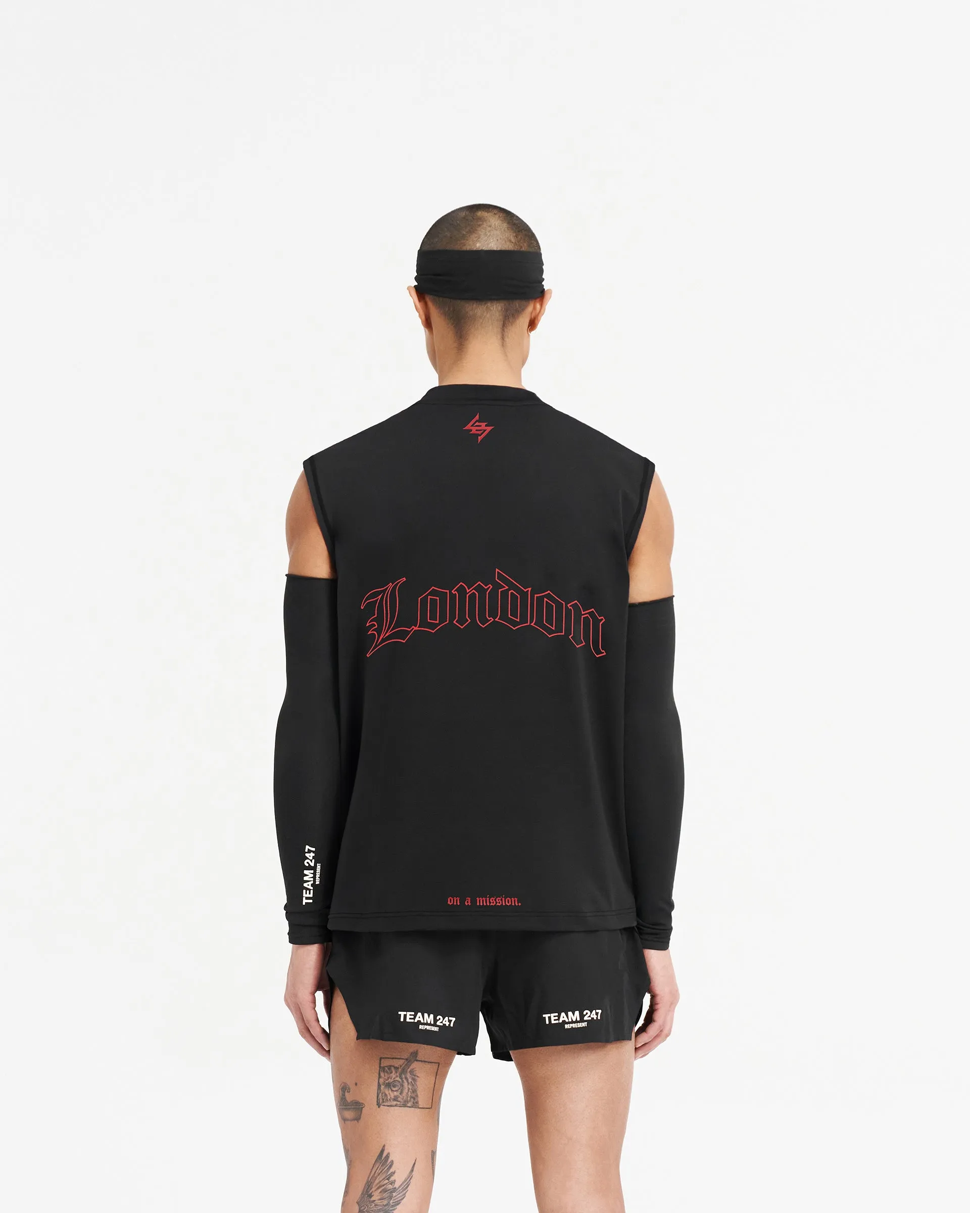 247 London Oversized Tank - Black