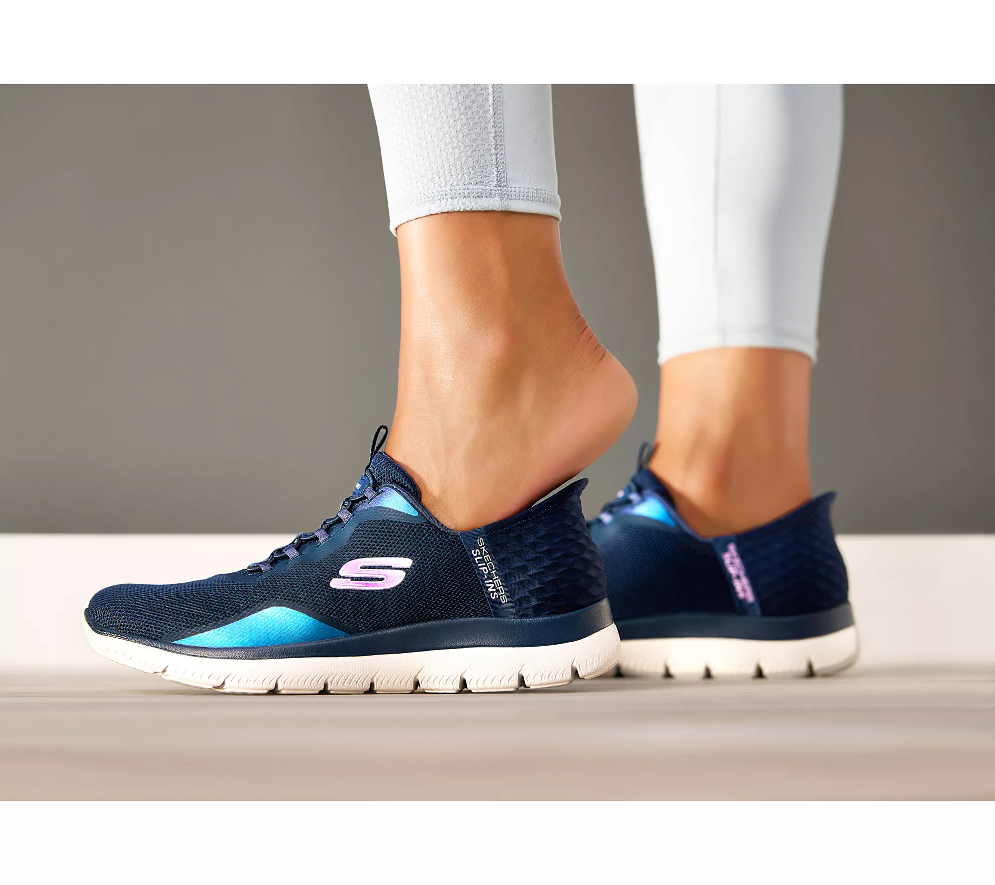 "As Is" Skechers Slip- Ins Washable Knit Summits Sneakers