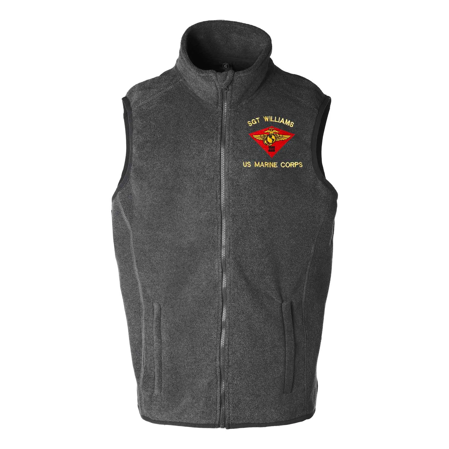 3rd Marine Air Wing Embroidered Fleece Vest