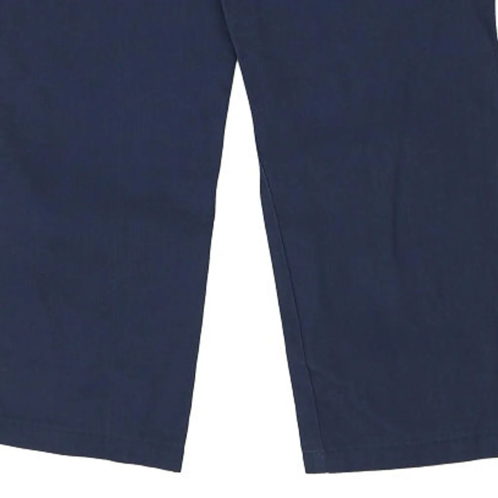 874 Dickies Trousers - 34W 32L Navy Cotton Blend