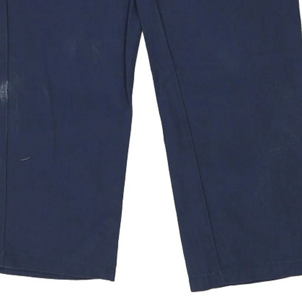 874 Dickies Trousers - 34W 32L Navy Cotton Blend