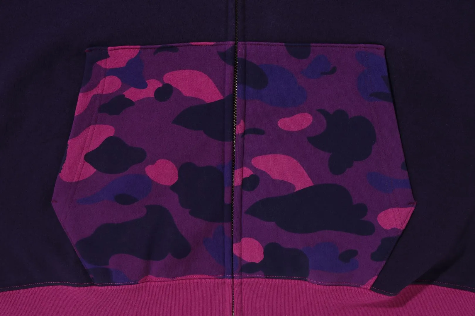 A Bathing Ape COLOR CAMO RELAXED FIT FULL ZIP HOODIE