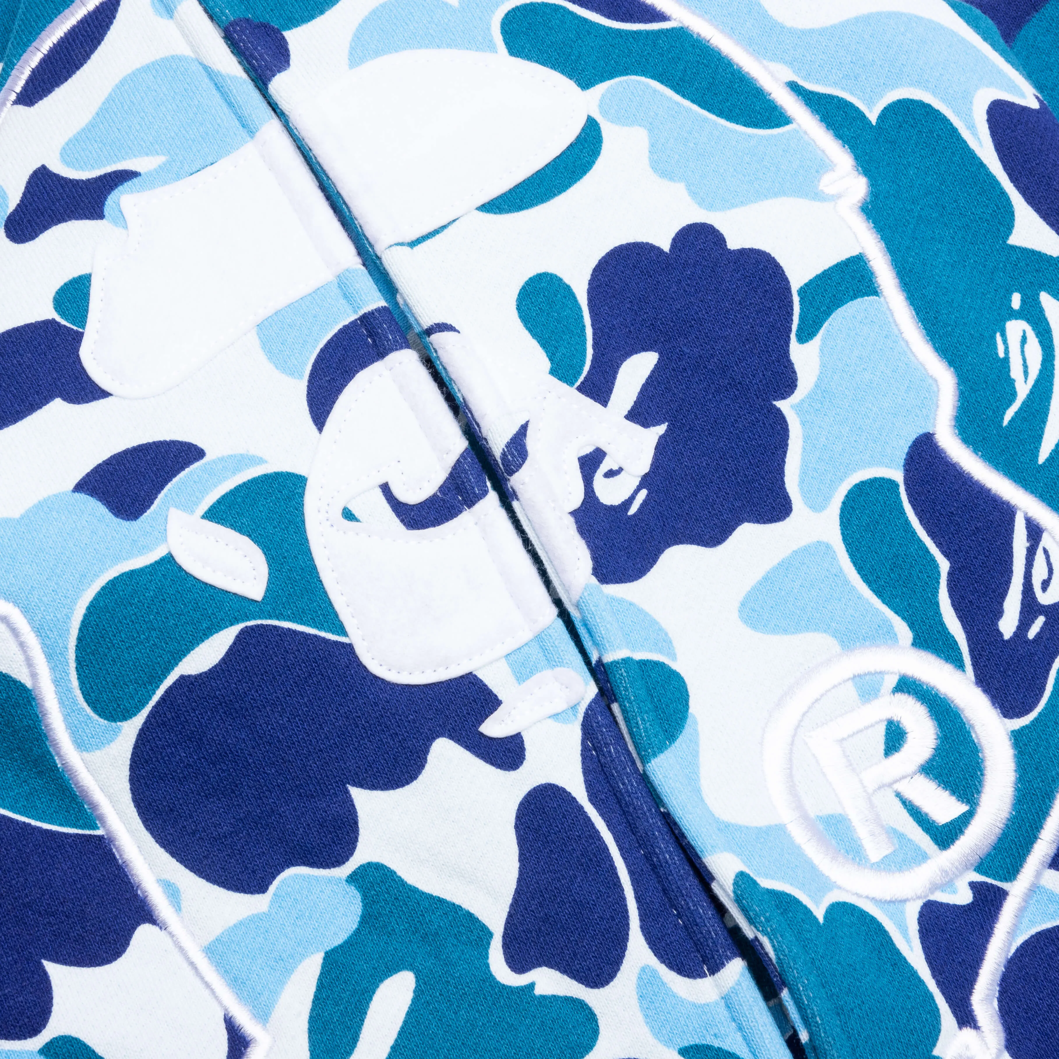 ABC Camo 2nd APE Pullover Hoodie - Blue