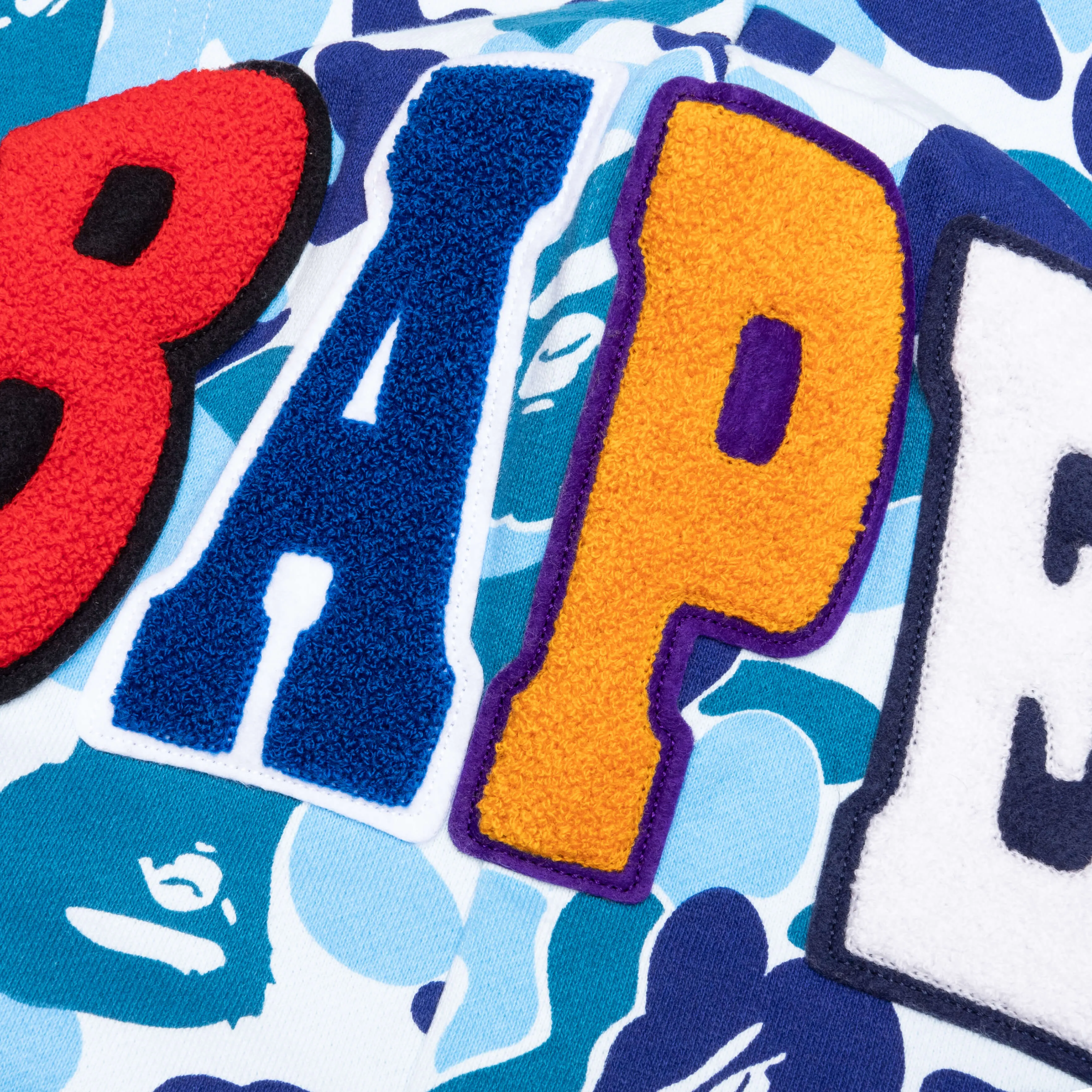 ABC Camo 2nd APE Pullover Hoodie - Blue