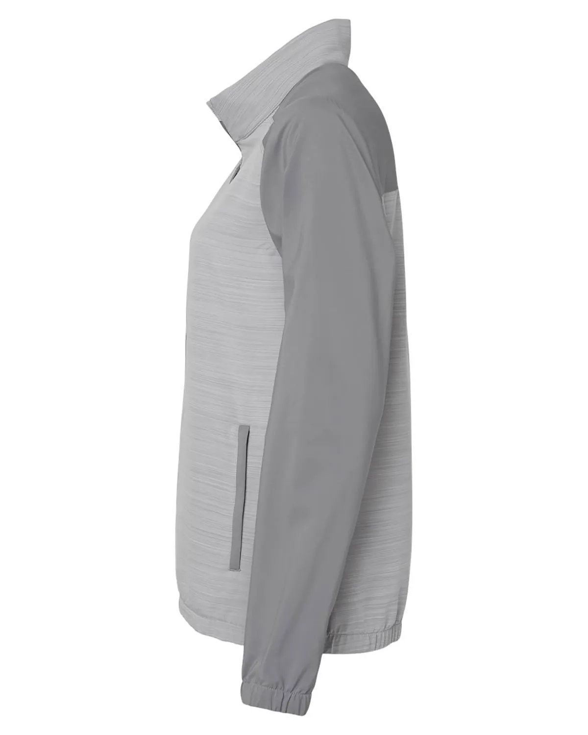 Adidas A547 Women 's Heather Block Full-Zip Wind Jacket