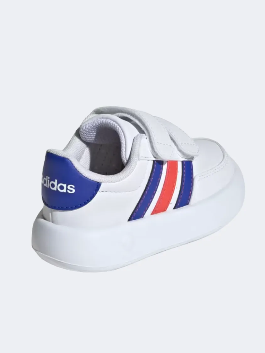 Adidas Breaknet 2 Infant-Boys Sportswear Shoes White/Blue/Red