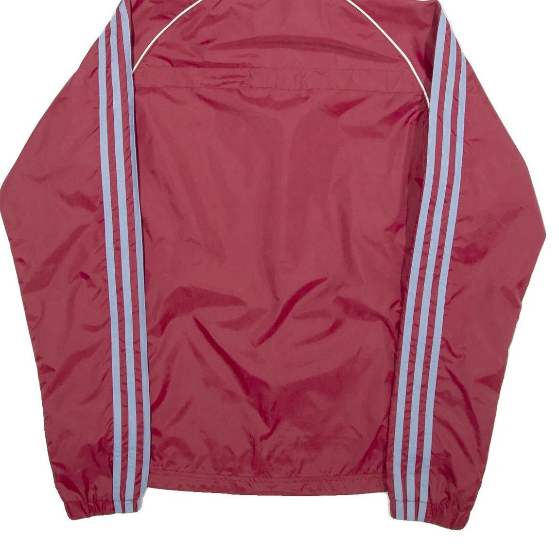 ADIDAS Mesh Lined Roma Finale 2009 Womens Track Jacket Maroon Hooded UK 10