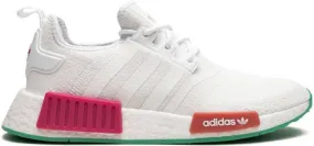 Adidas NMD_R1 White Magenta Green sneakers