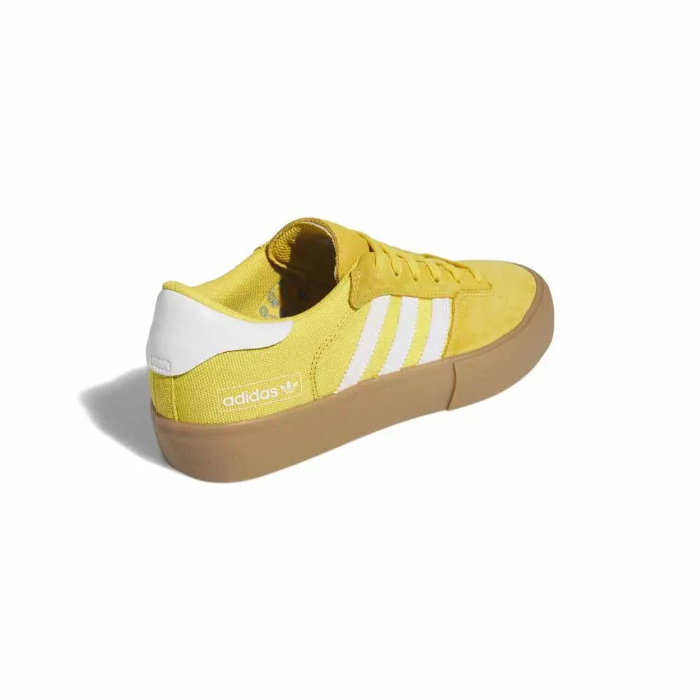 Adidas Skateboarding Matchbreak Super Bold Gold Feather White Gum Skate Shoes