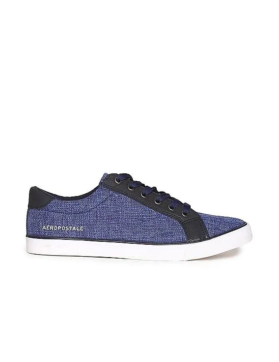 Aeropostale Patterned Weave Mid Top Sneakers