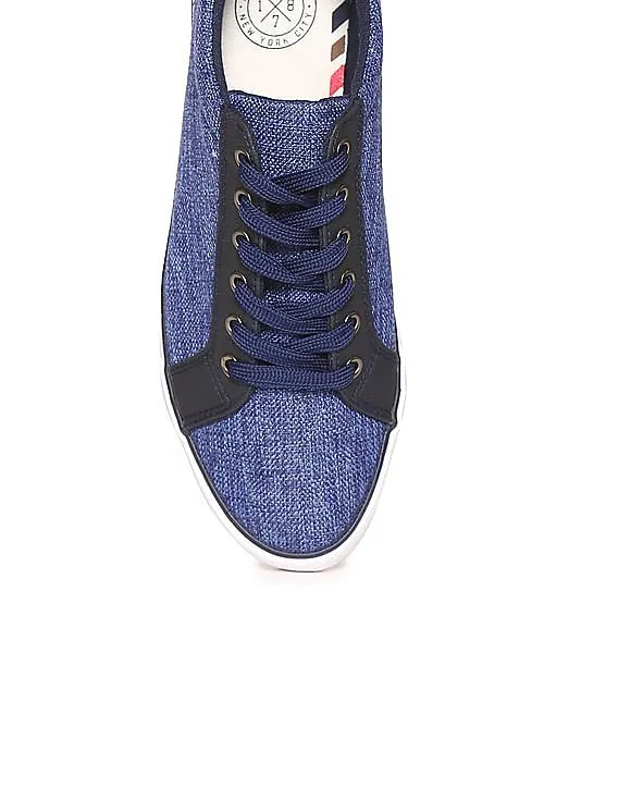 Aeropostale Patterned Weave Mid Top Sneakers