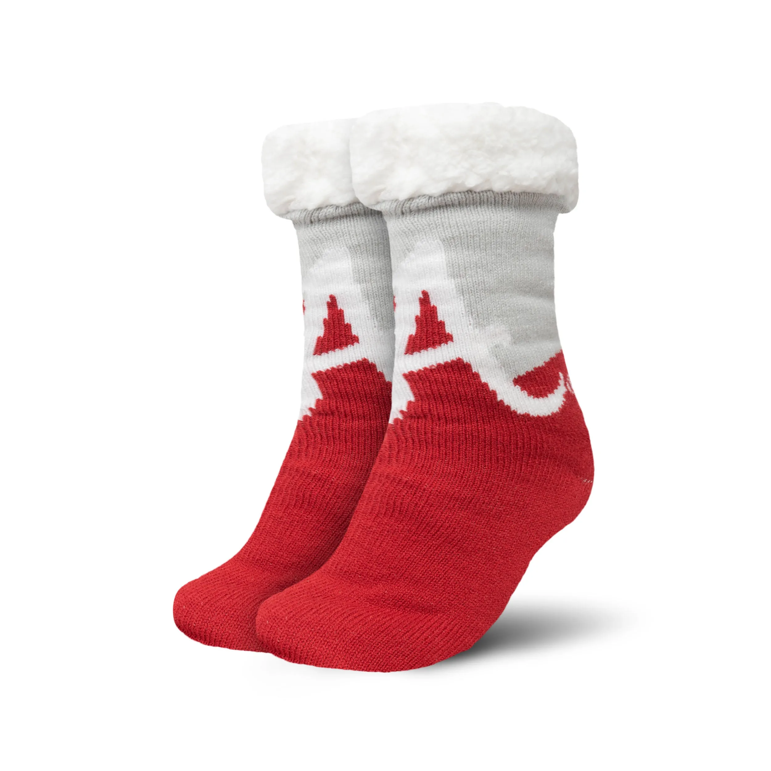 Alabama Crimson Tide Colorblock Footy Slipper Socks