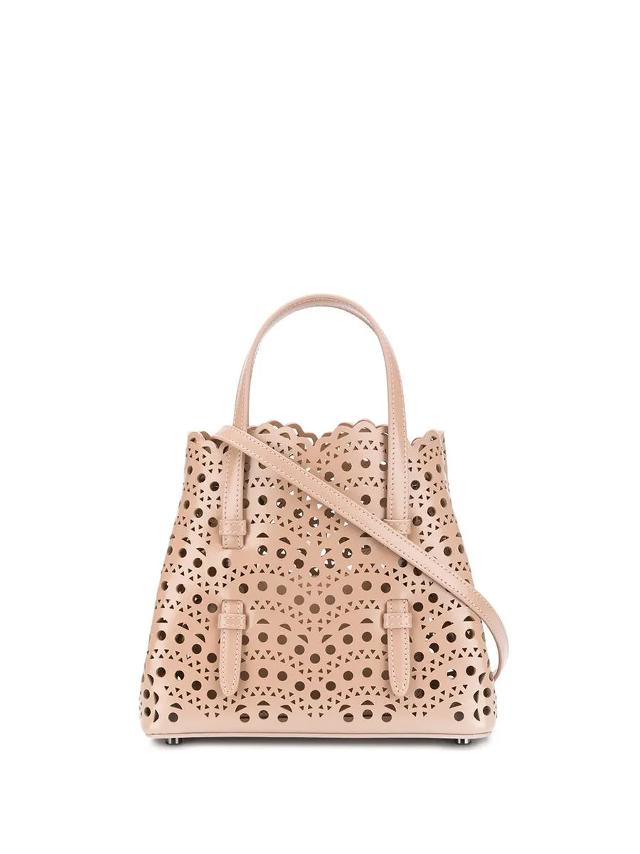 Alaia    Alaia Mina 20 Small Leather Handbag