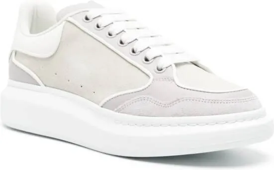 Alexander McQueen Oversized panelled sneakers Grey