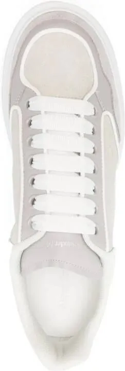 Alexander McQueen Oversized panelled sneakers Grey