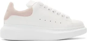 Alexander McQueen White & Pink Oversized Sneakers