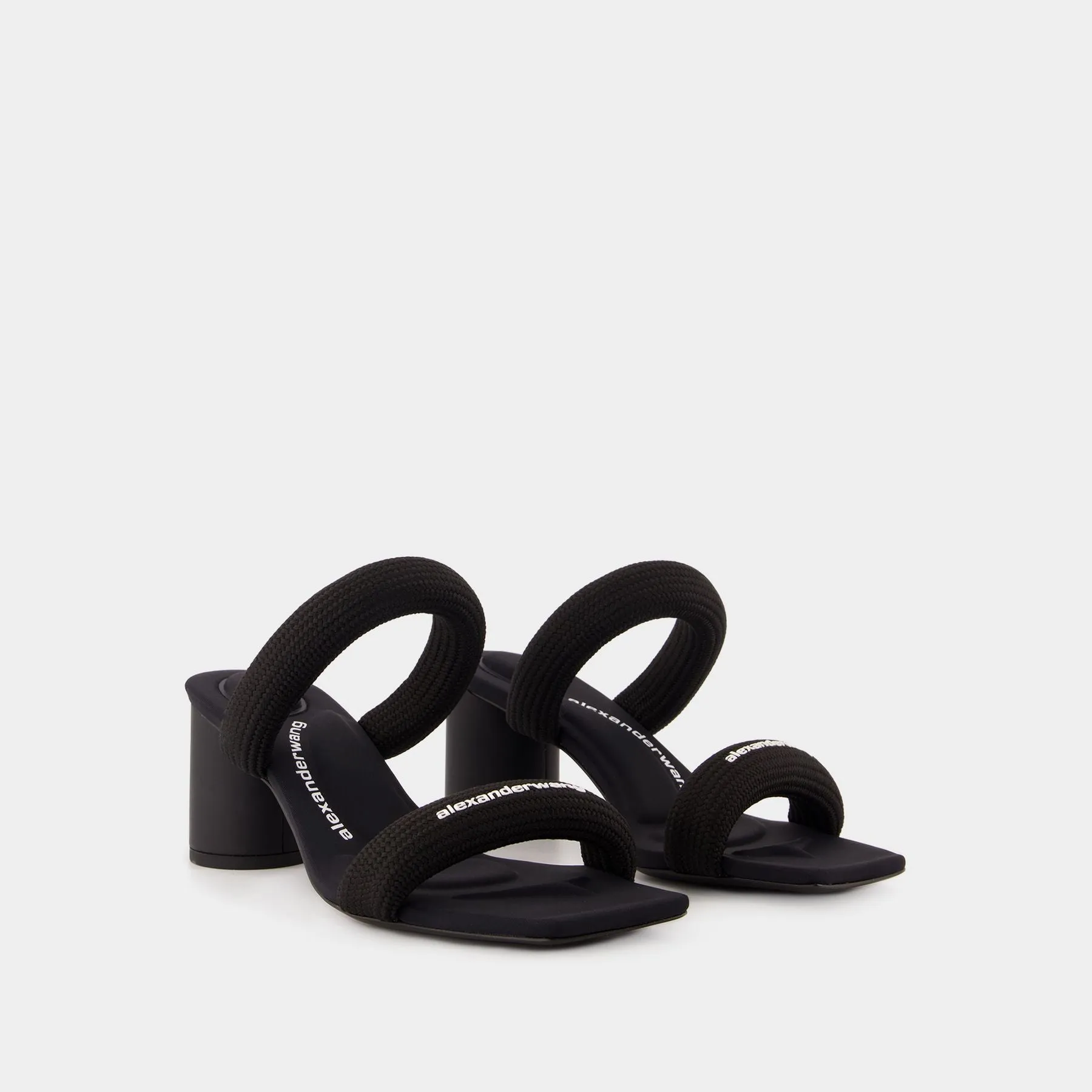 Alexander Wang  Jax Tubular Sandals - Alexander Wang - Nylon - Black