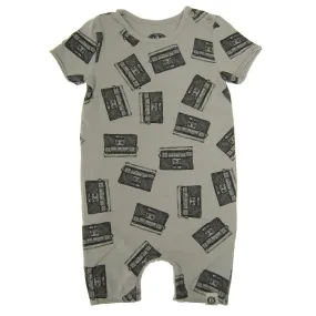 Allover Boom Box Baby Romper by: Mini Shatsu Essentials