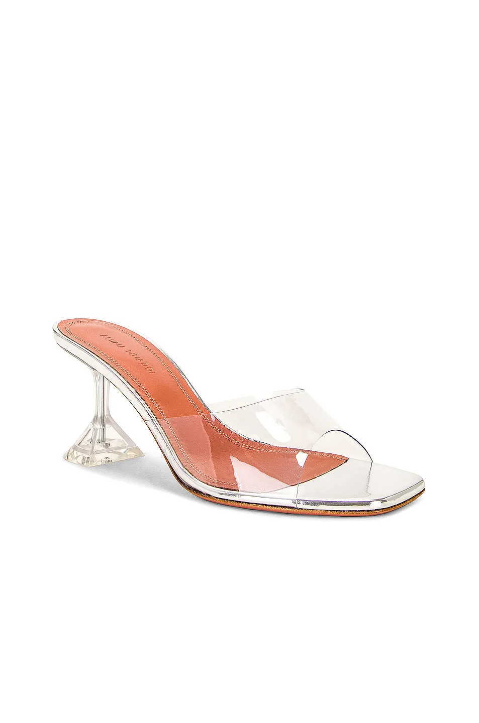 AMINA MUADDI Lupita 70 Glass Slipper Mule