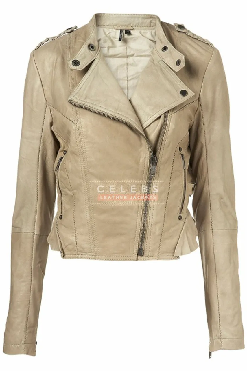 Amy Pond Dr Who The Girl Who Waited Leather Jacket