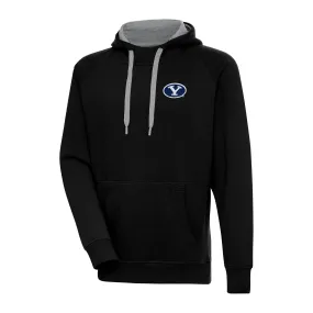 Antigua BYU Cougars Black Big & Tall Victory Raglan Pullover Hoodie