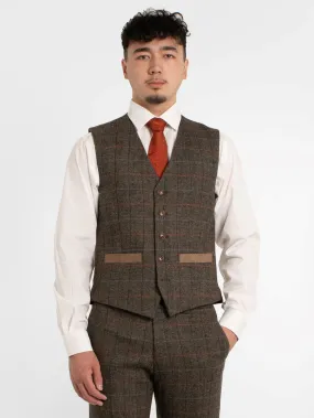 Antique Rogue Doyle Tweed Suit Waistcoat