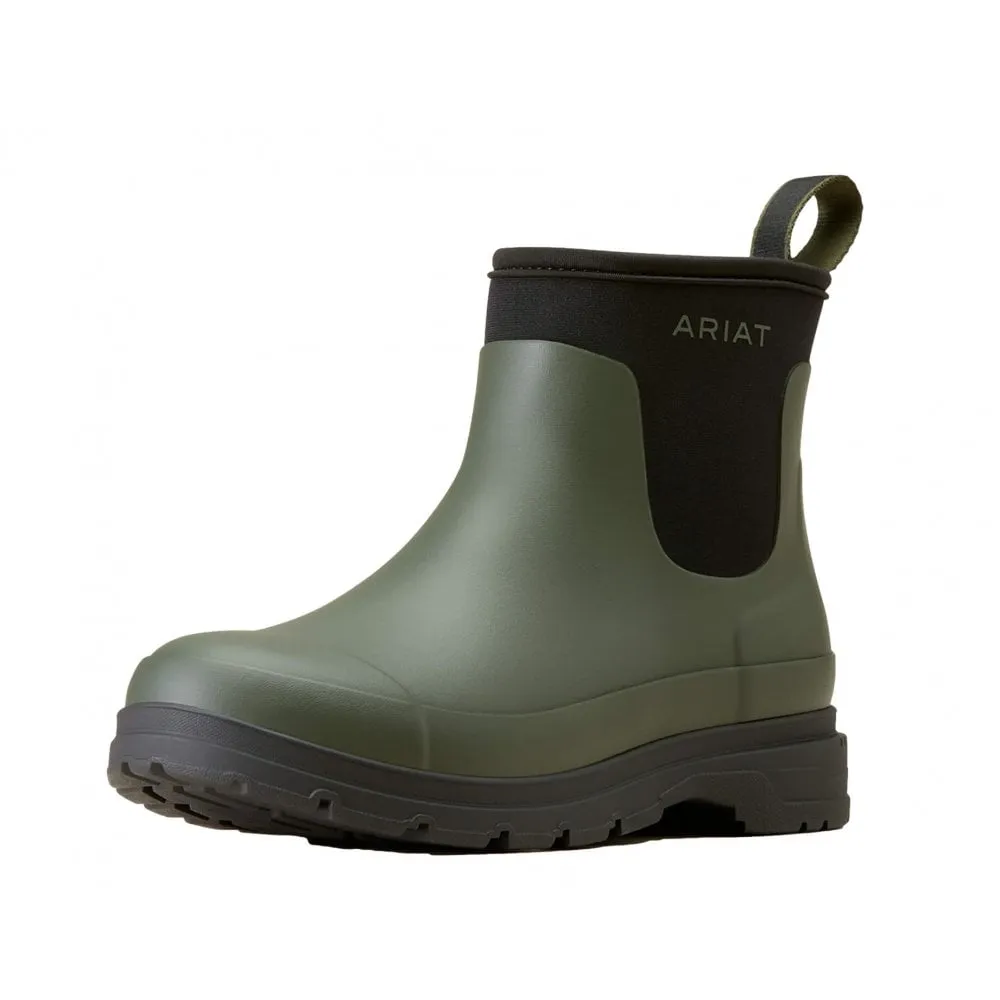 ARIAT Kelmarsh Rubber Boot Dark Olive & Free Boot Jack