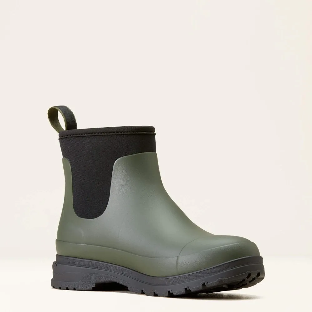 ARIAT Kelmarsh Rubber Boot Dark Olive & Free Boot Jack