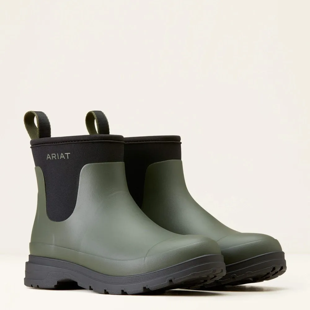 ARIAT Kelmarsh Rubber Boot Dark Olive & Free Boot Jack