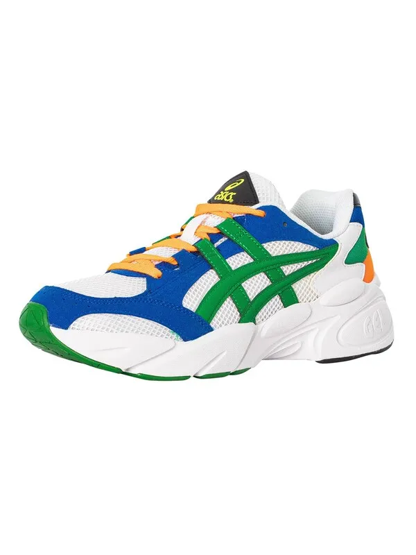 Asics Gel-Bnd Running Trainers - White/Blue/Green/Orange