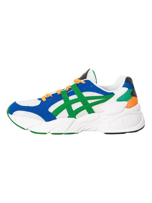 Asics Gel-Bnd Running Trainers - White/Blue/Green/Orange