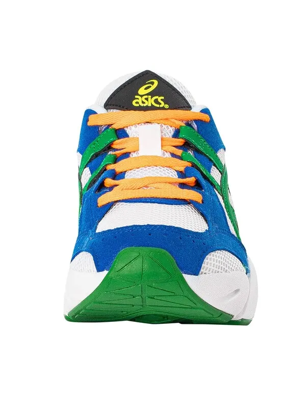 Asics Gel-Bnd Running Trainers - White/Blue/Green/Orange