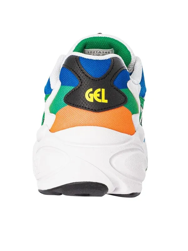 Asics Gel-Bnd Running Trainers - White/Blue/Green/Orange