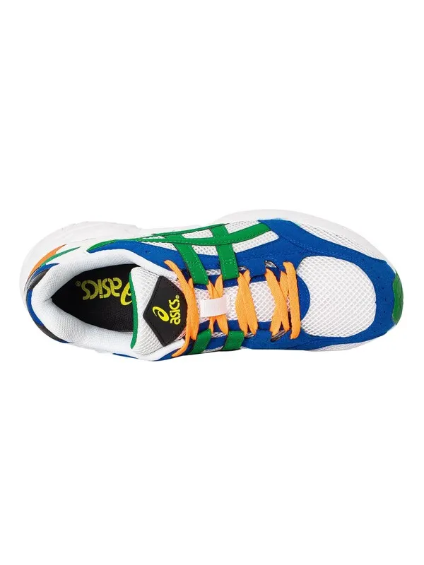 Asics Gel-Bnd Running Trainers - White/Blue/Green/Orange