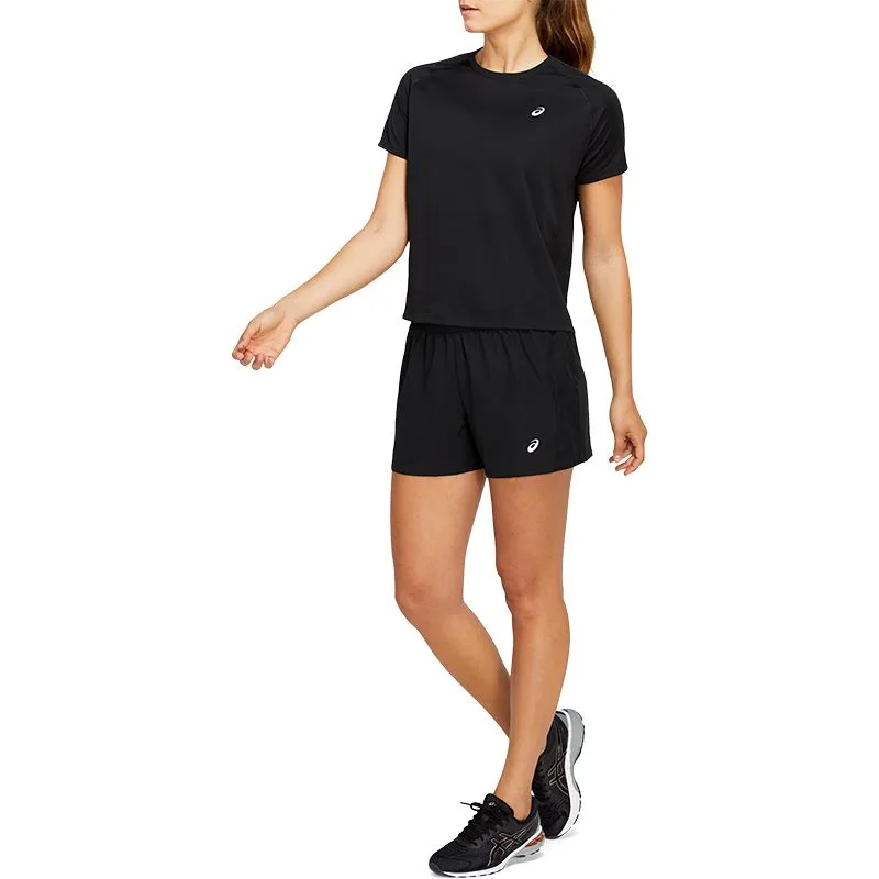 ASICS Women's Icon T-Shirt Performance Black / Carrier Grey