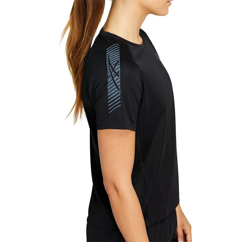 ASICS Women's Icon T-Shirt Performance Black / Carrier Grey