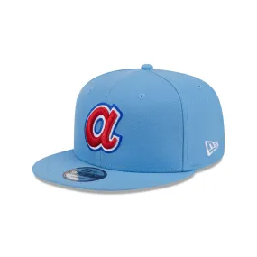 Atlanta Braves Sky Blue 9FIFTY Snapback Hat