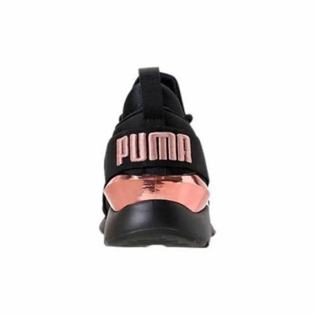 AUTHENTIC Puma Muse Metallic Puma Black Rose Gold Gym 36...