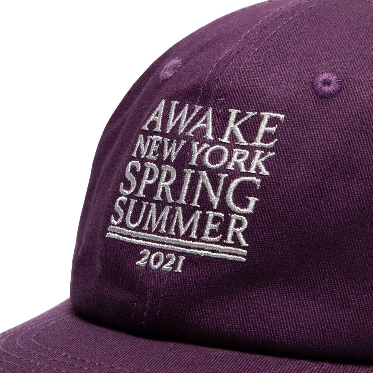 AWAKE NY SS21 6 PANEL HAT Purple