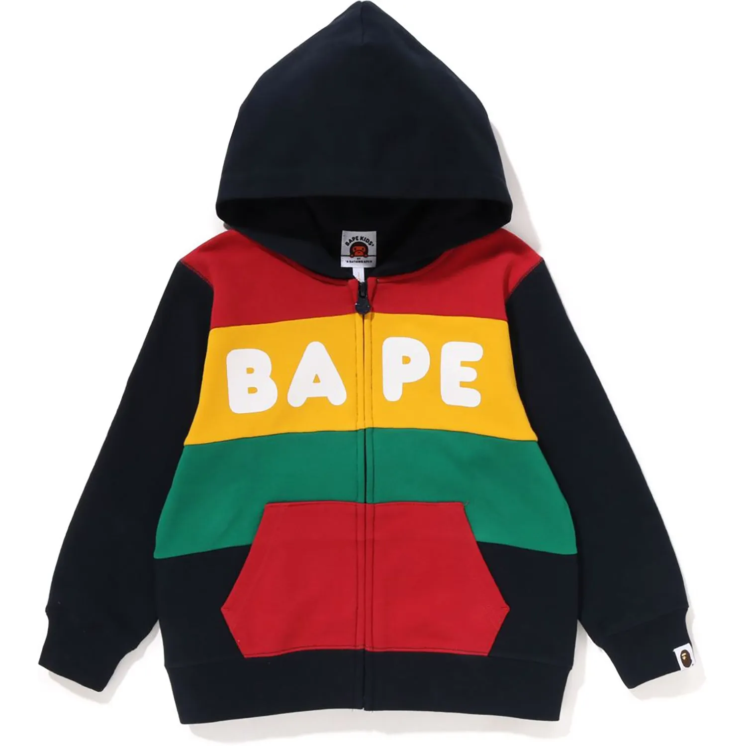 BABY MILO COLOR BLOCK ZIP HOODIE KIDS