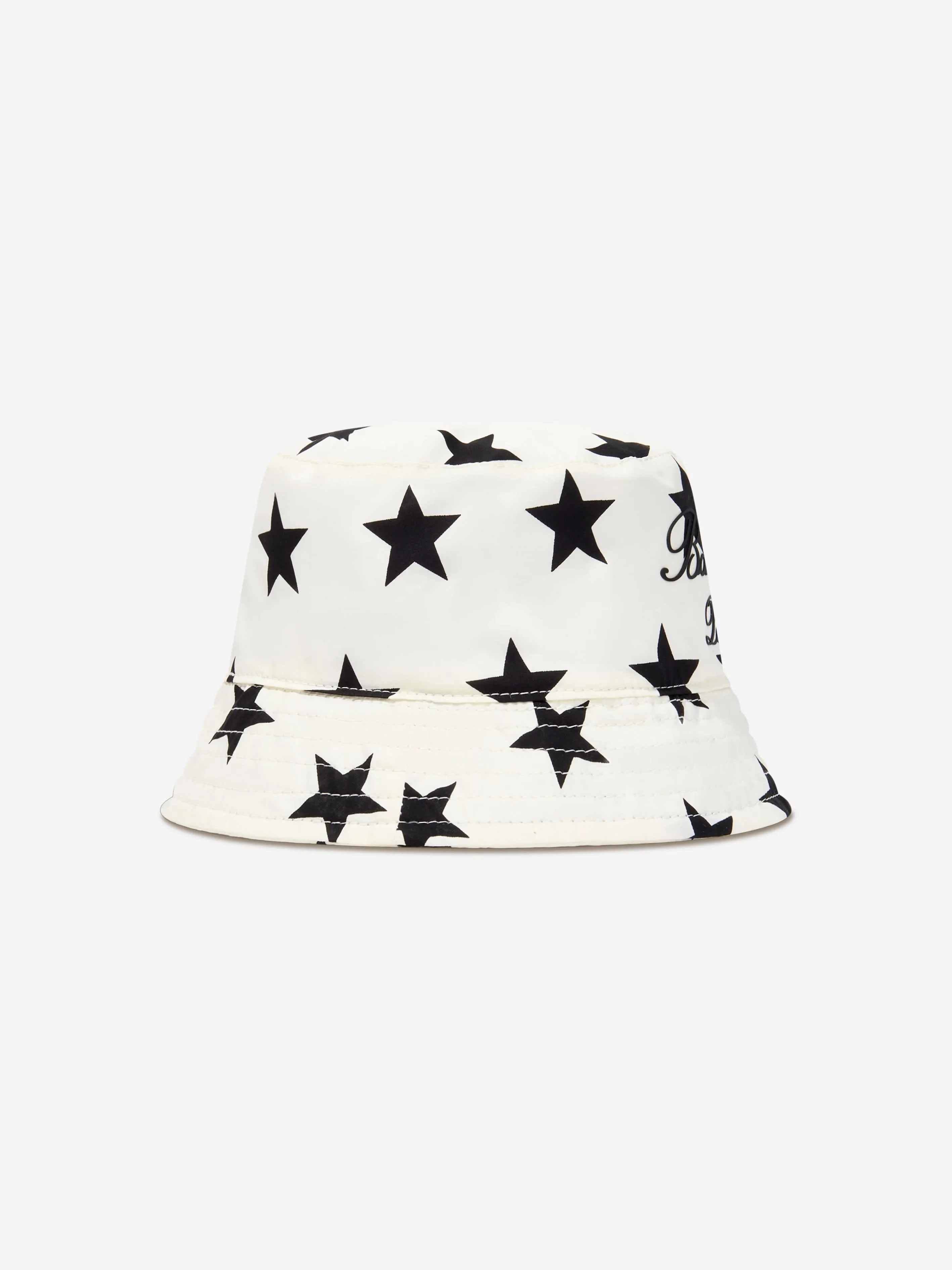 Balmain Baby Star Bucket Hat in Ivory