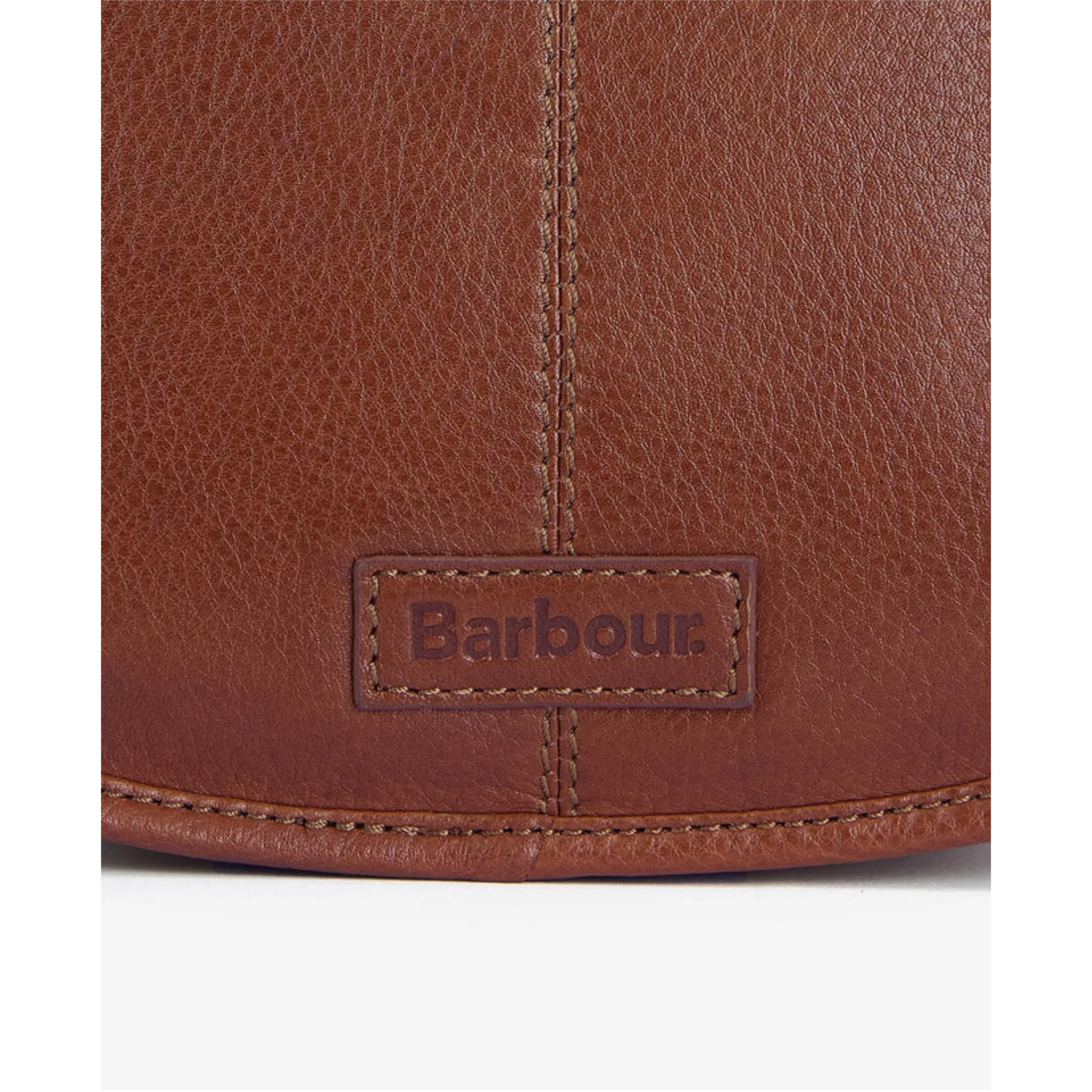 Barbour Laire Medium Leather Saddle Bag Brown LBA0388