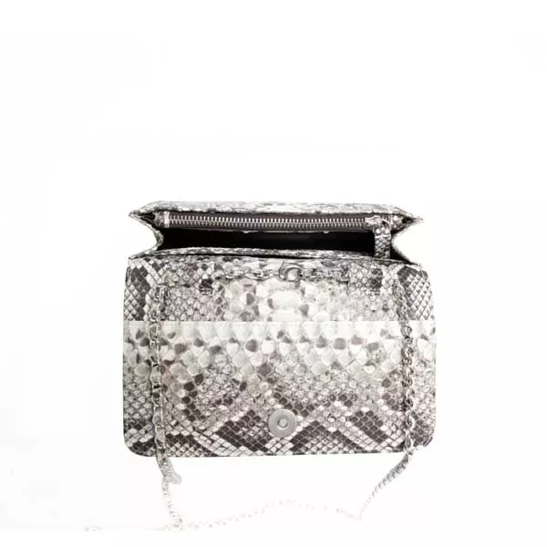 --Barzaar Python Snake Skin Bag-