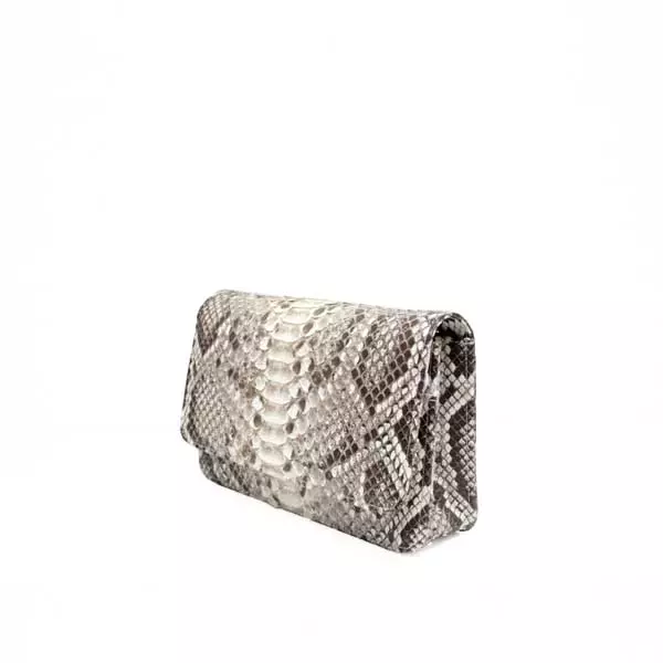 --Barzaar Python Snake Skin Bag-