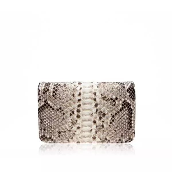 --Barzaar Python Snake Skin Bag-