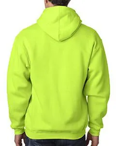 Bayside Adult Hooded Pullover Fleece BA960 Lime Green