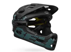 Bell Super 3R MIPS Full Face Helmet - Joy Ride - Lead Stone